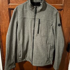 [NWT] Calvin Klein Men's Soft Shell Charcoal Gray Jacket